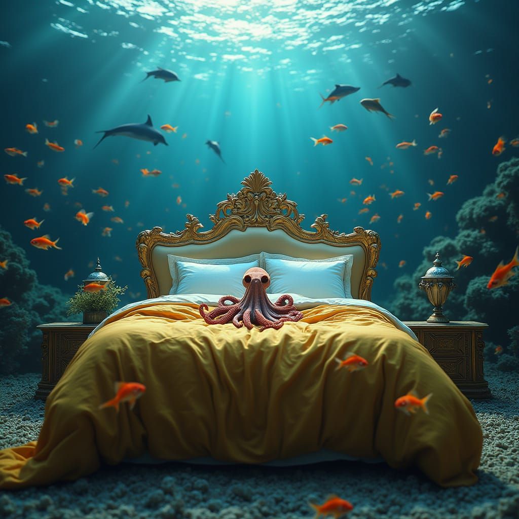 Regal King Bed in Oceanic Luxury