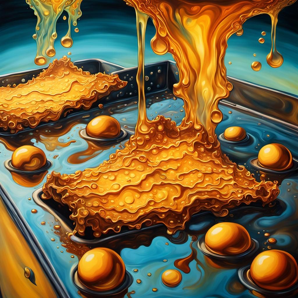 Surreal Underwear Deep Fryer in Triadic Colors