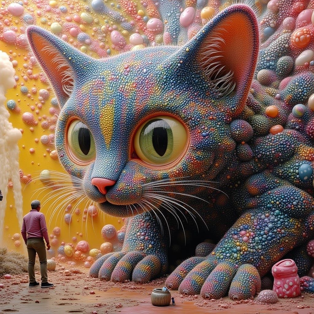 Colorful Graffiti Street Art in Splash Art Style