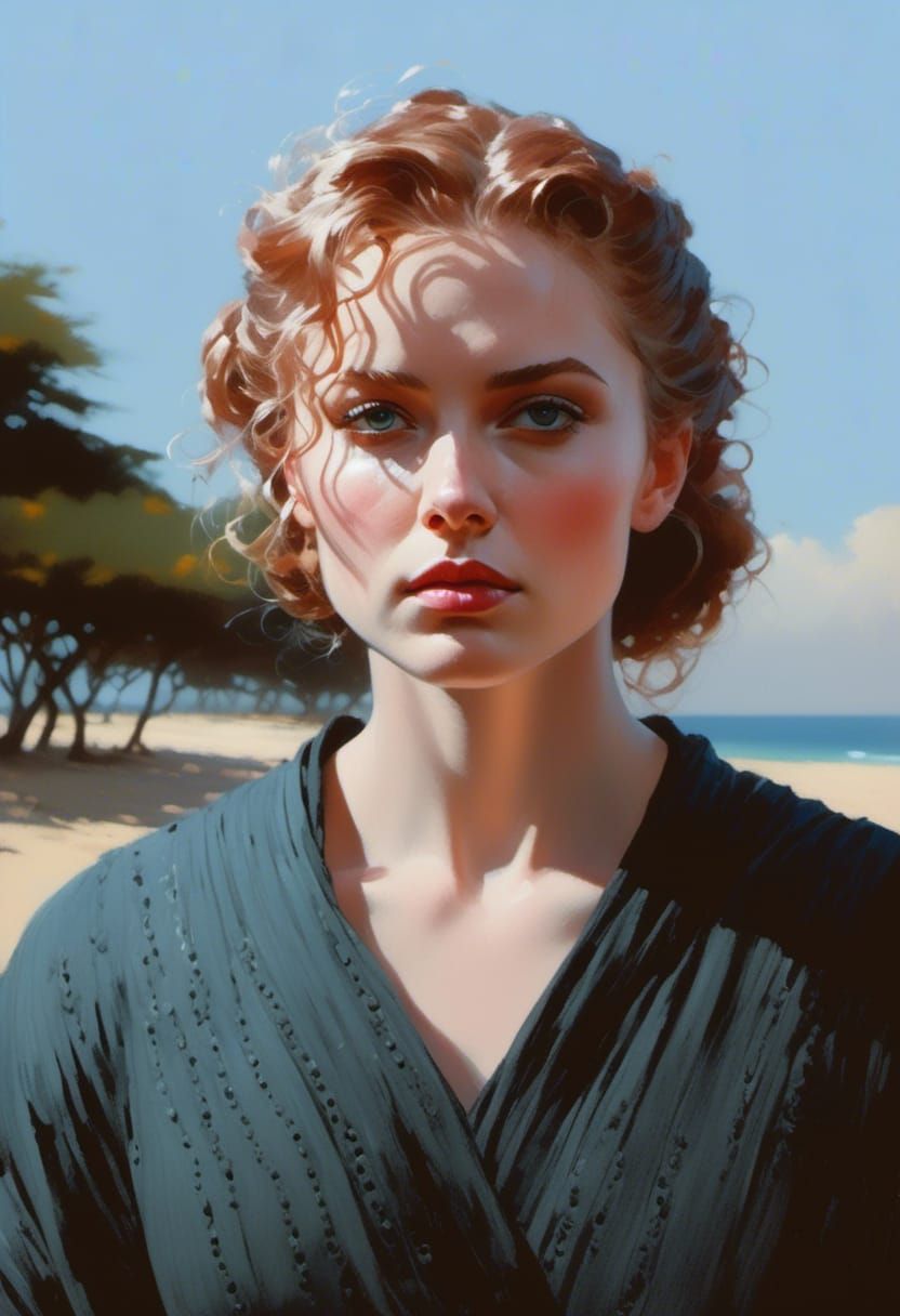 Hyperrealistic Jedi Knight in Dramatic Lighting