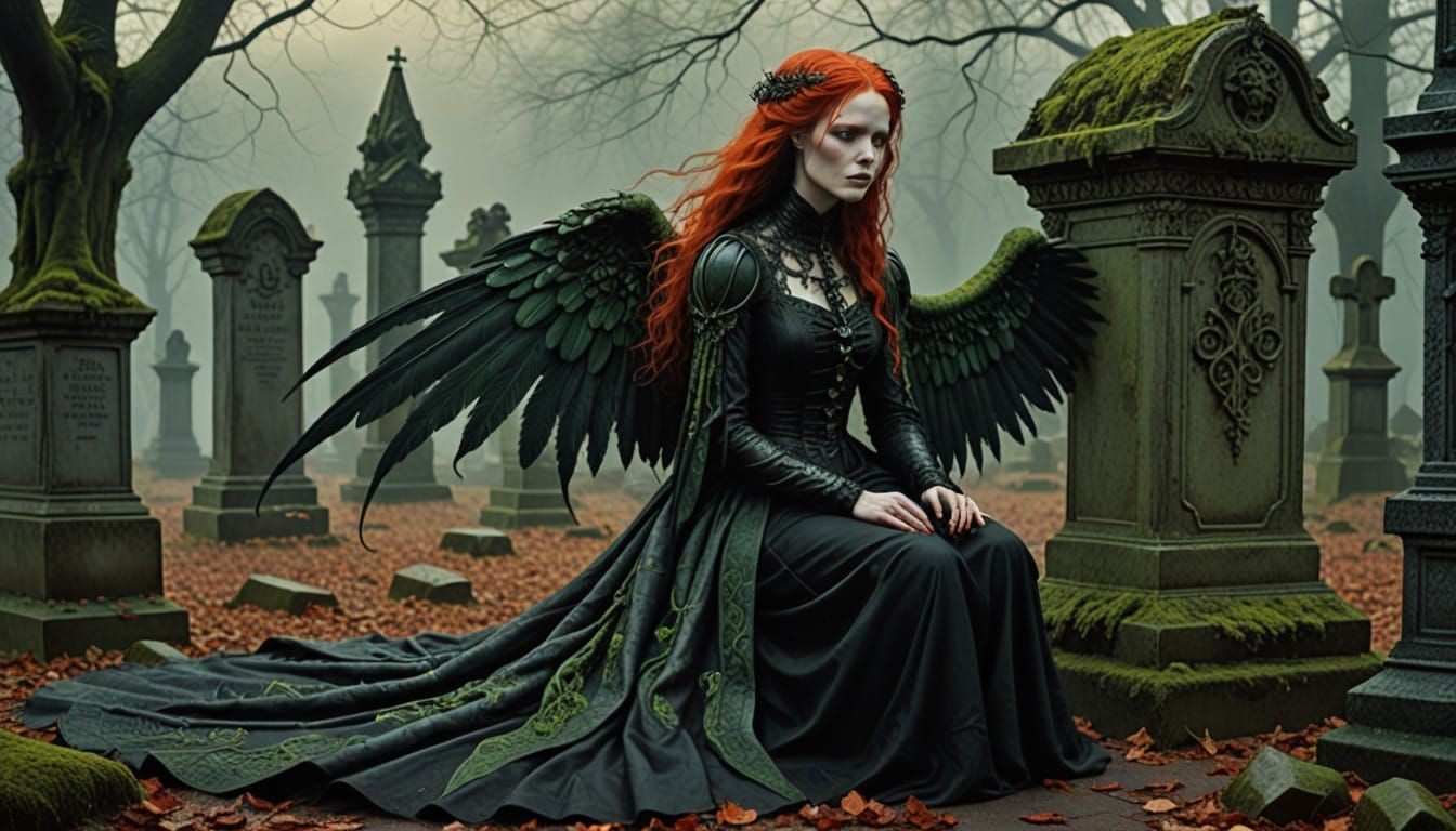 Ethereal Gothic Vampire Maiden