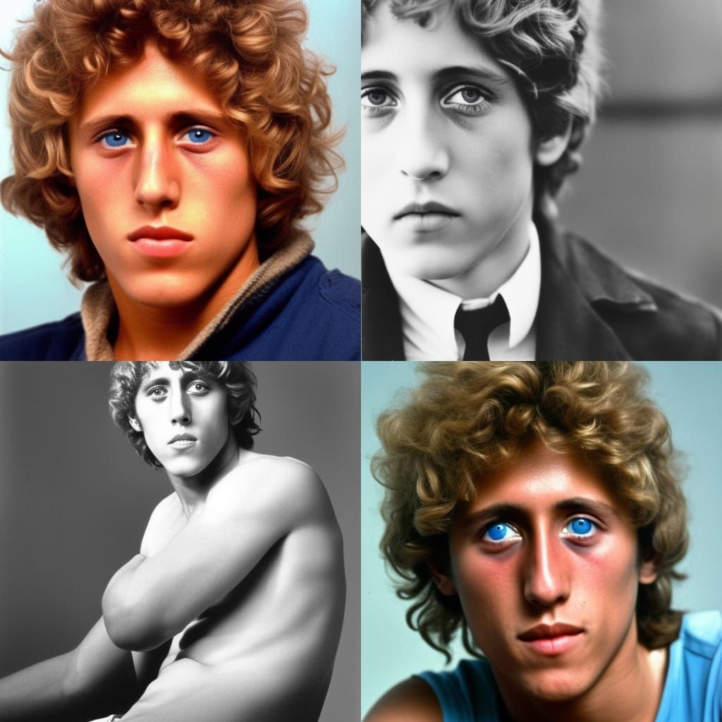Cute Blue-Eyed Young Roger Daltrey