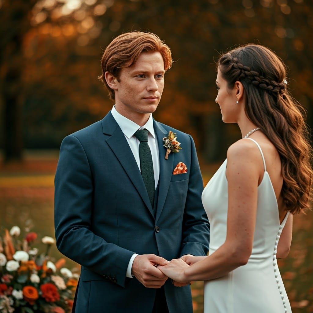 Autumn Wedding: Irish Groom and French Bride
