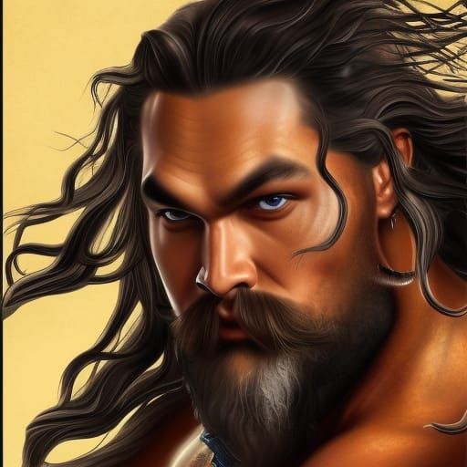 Hyperrealistic Genie Splash Art