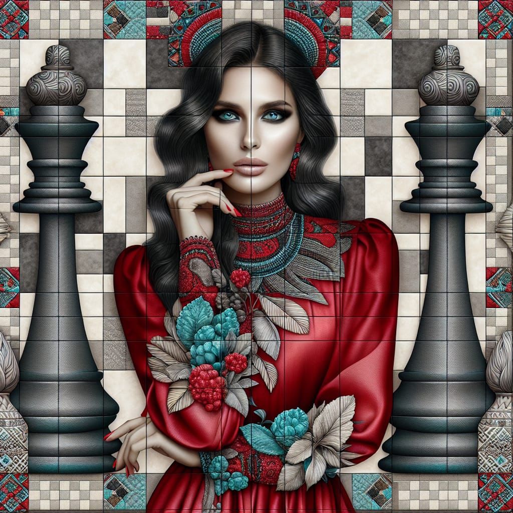 Fashionable Woman in Chess World