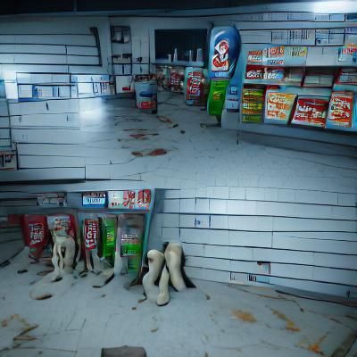 Creepy Mannequins in Abandoned Store: 8K Unreal Engine