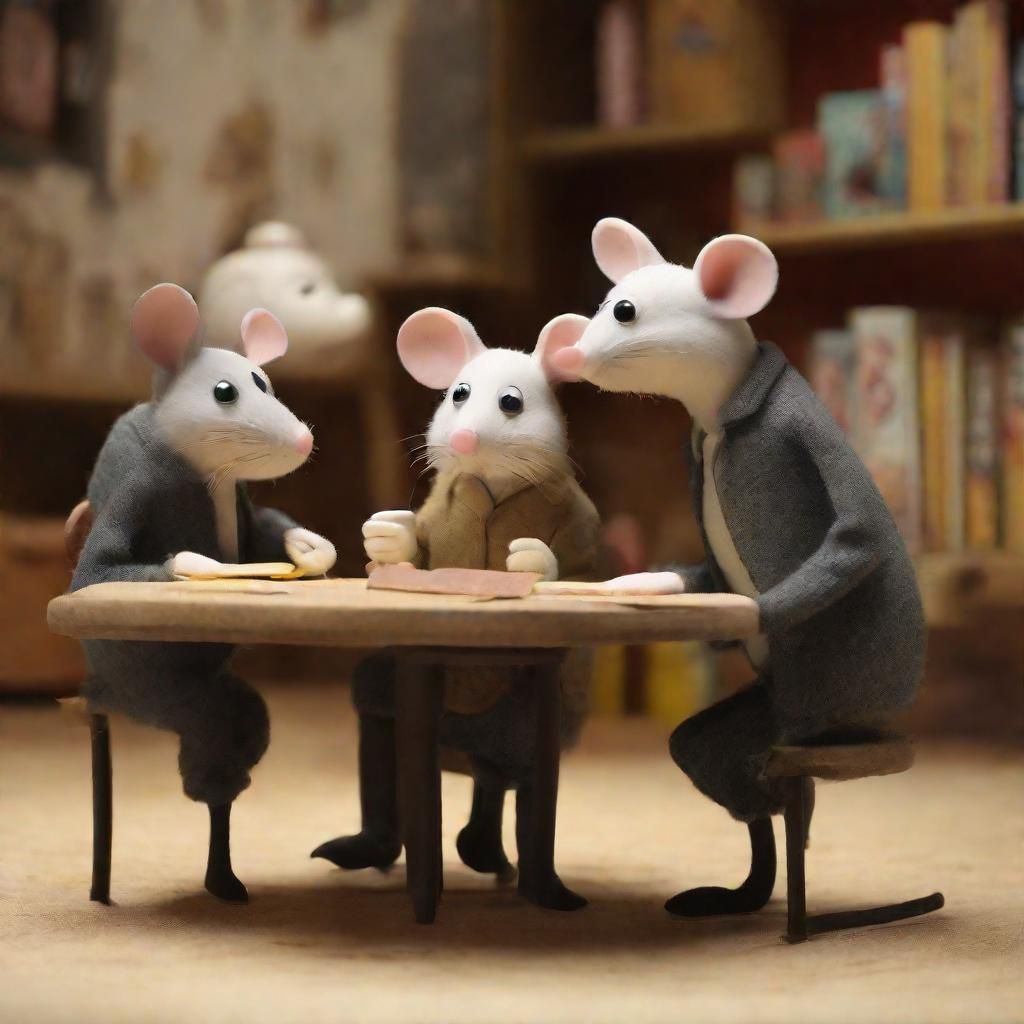 Secret Mice Philosophy Society: Pirosmani meets Aardman