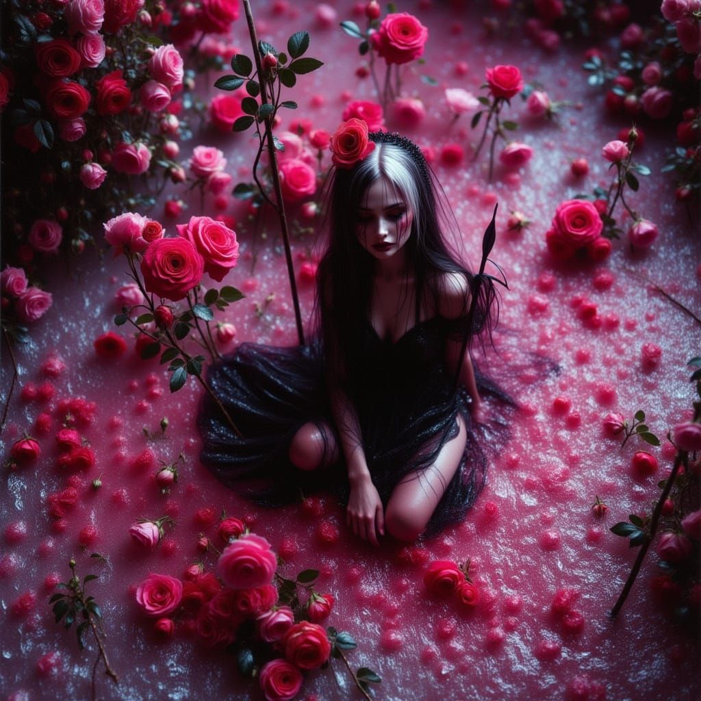 Queen of Grief in Red Ice