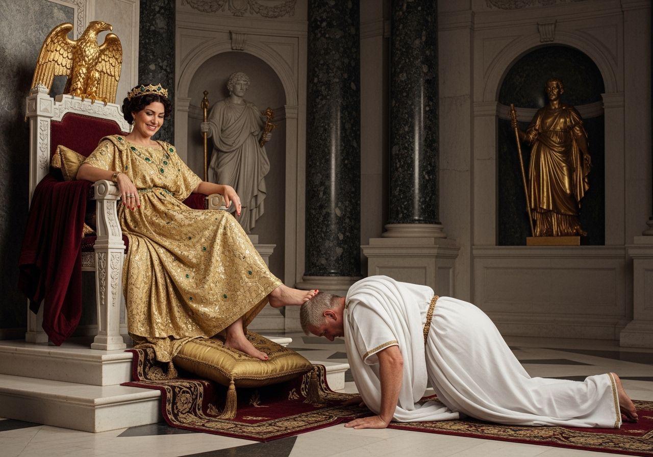 Empress Messalina's Disdain: A Roman Power Scene