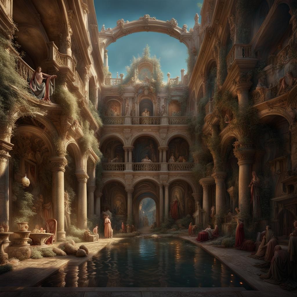 Nativity Scenes of Digne-les-Bains: Digital Matte Painting
