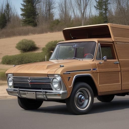 Retro Wagon Meets Cybertruck: A Hybrid Vision