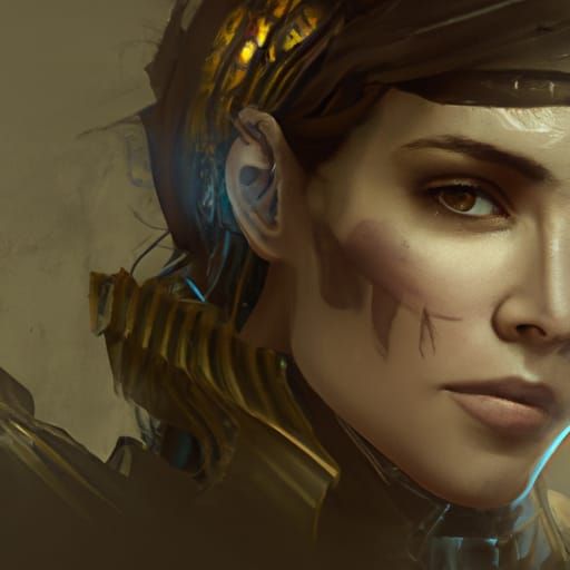 Hyperdetailed Fighter Portrait in Dynamic Lighting