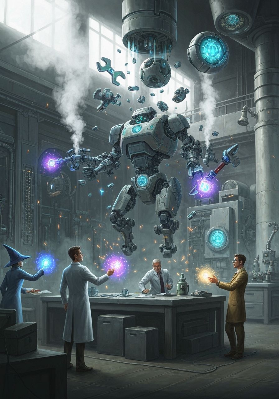 Magical Robot Assembly: Sci-Fi Meets Fantasy