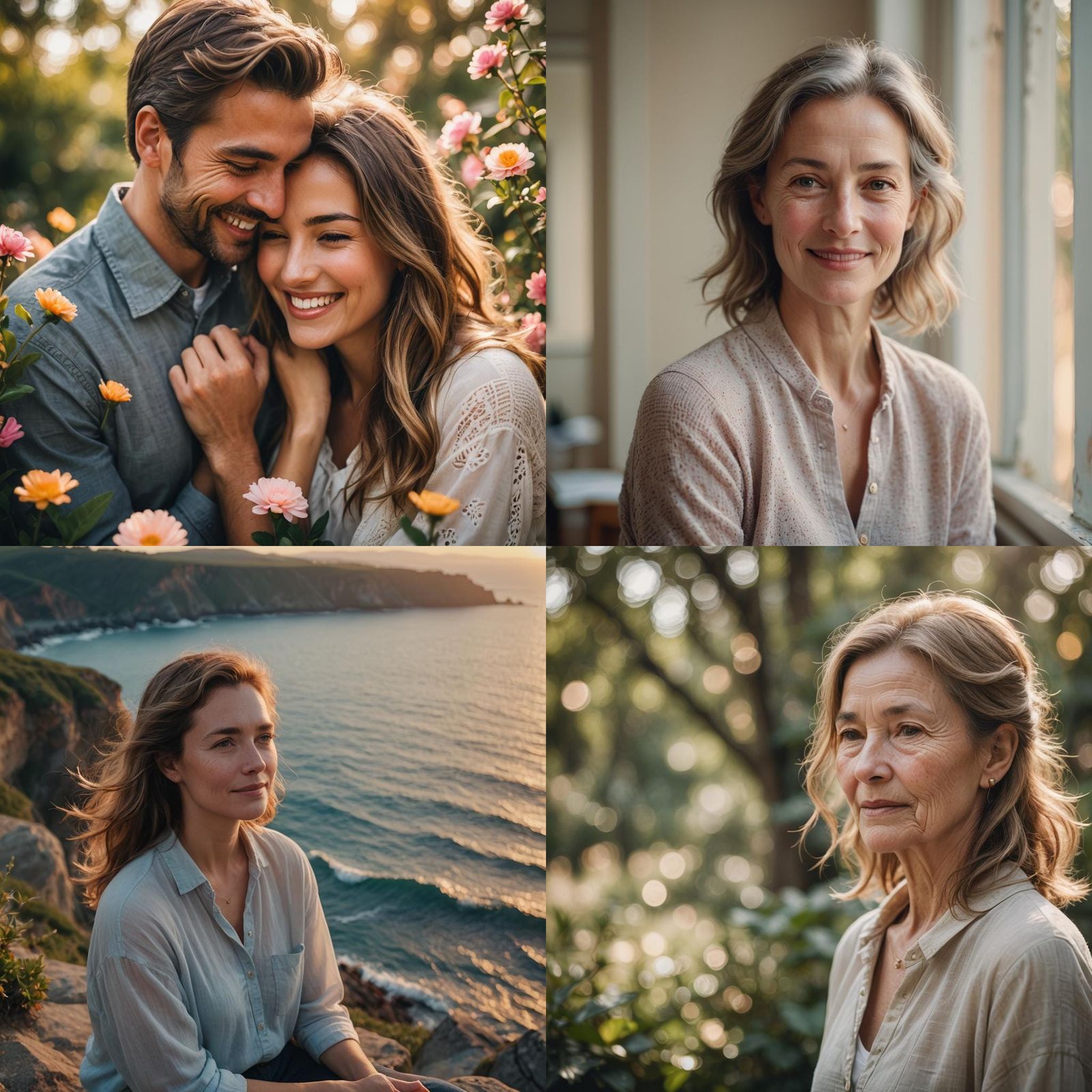 Professional Portrait with Bokeh and Natural Lighting