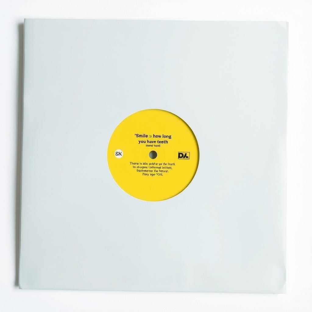 Unique Record Sleeve Design: Smile How Long