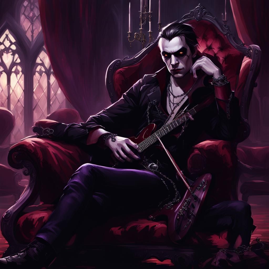Vampires in Gothic Castle: Cinematic Concept Art