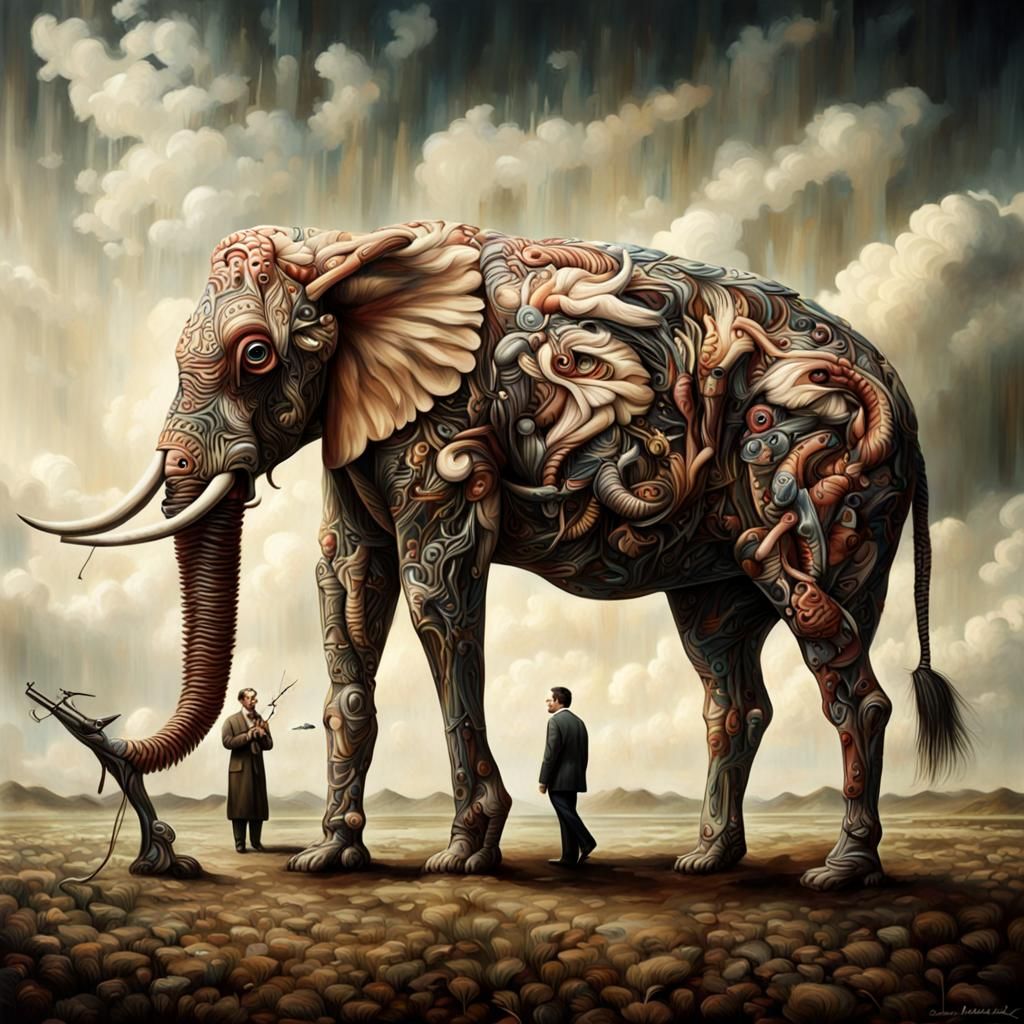 Extreme Anthropomorphism: Surreal Animals with Human Anatomy