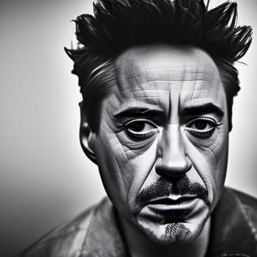 Close-Up Portrait in the Style of Street Photography