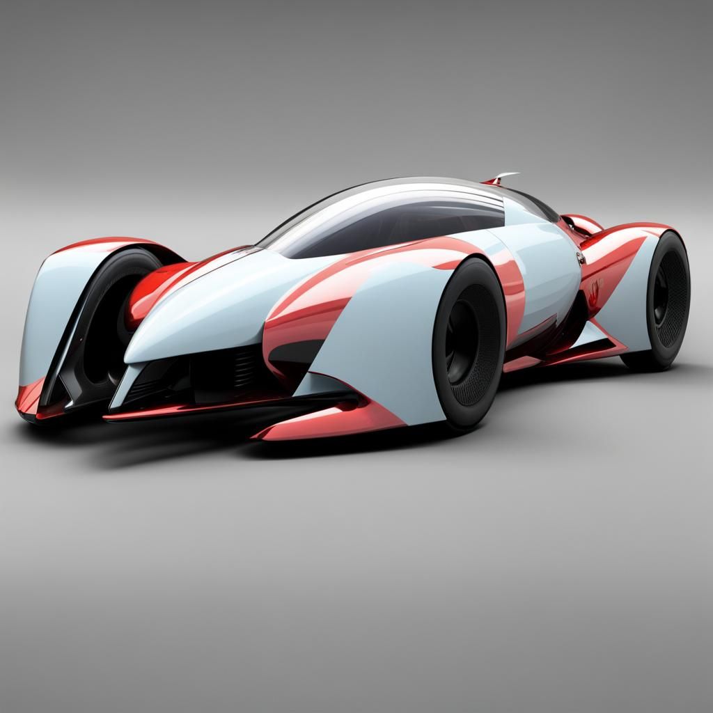 Futuristic Race Car Concept Art