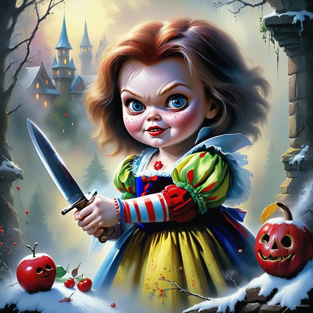 chucky as snow white