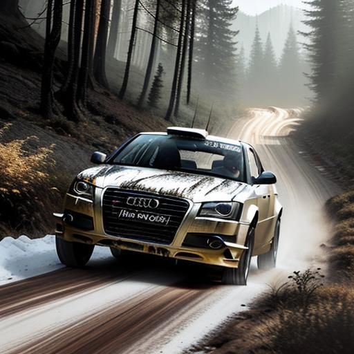Audi quattro a1 rally car