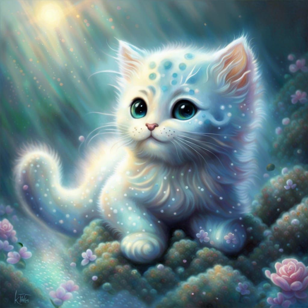Cute Glowing Kitten♥♥