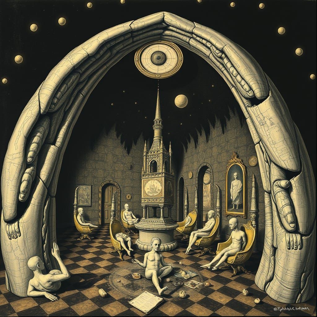 Dreamlike Surrealism in a Maelstrom of Color and Form