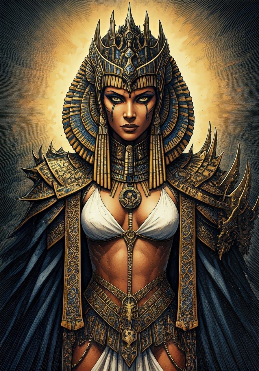 Cleopatra in Epic Manga Style