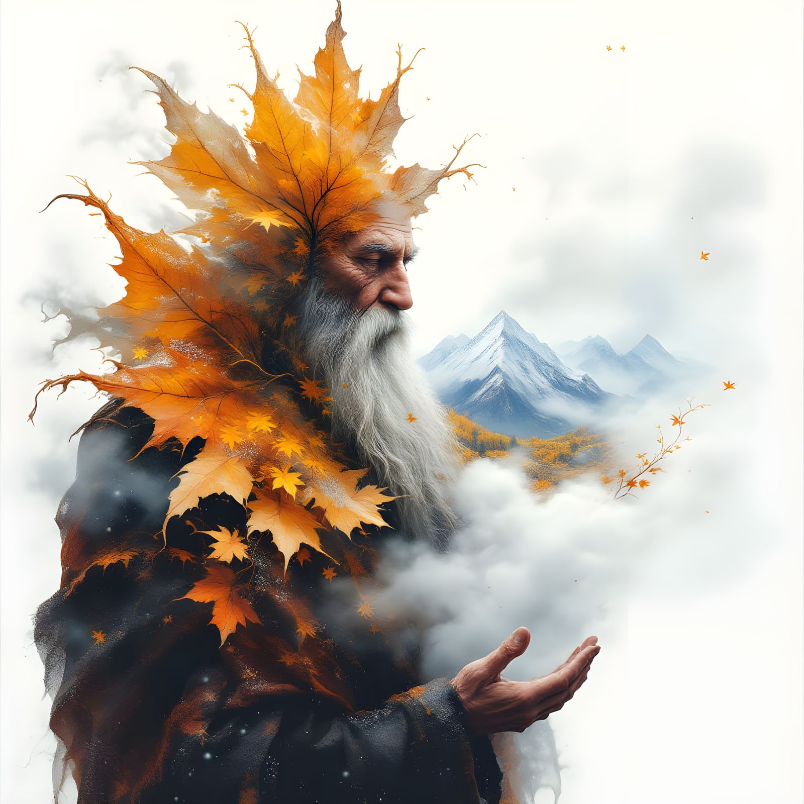 Surreal Autumn God Reveals Winter Landscape