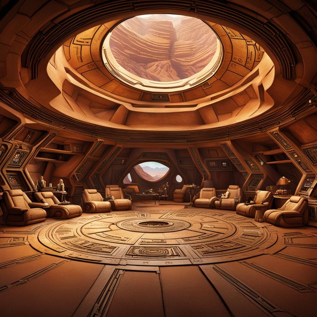 Sietch Tabr Interior on Arrakis