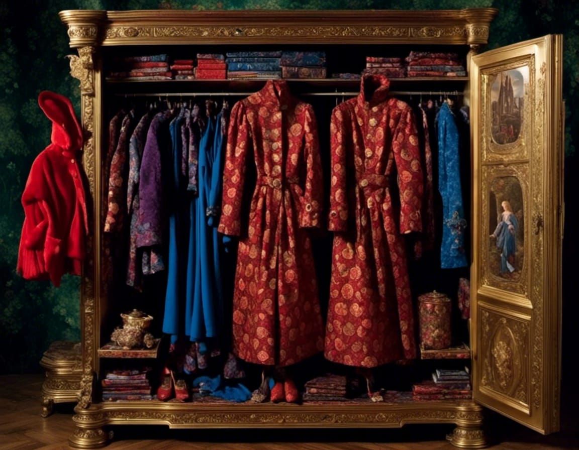 The Wardrobe: Dark Fantasy Realism Art