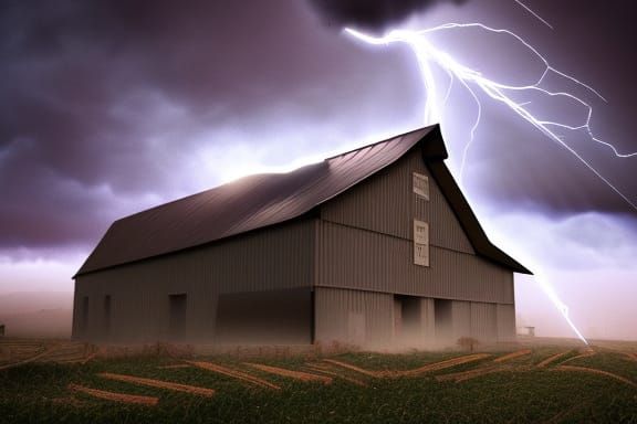 Tornado Devastation: Farm in the Path of Destruction