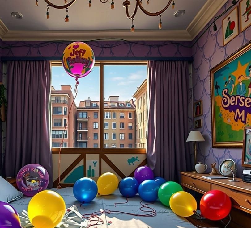 Surreal Balloon Art in a Digital Aesthetic