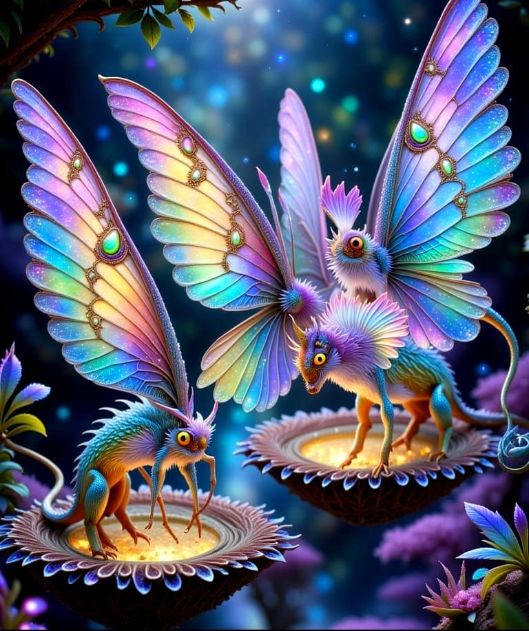 Mischievous Sprites Paint Opalescent Constellations on Moth ...