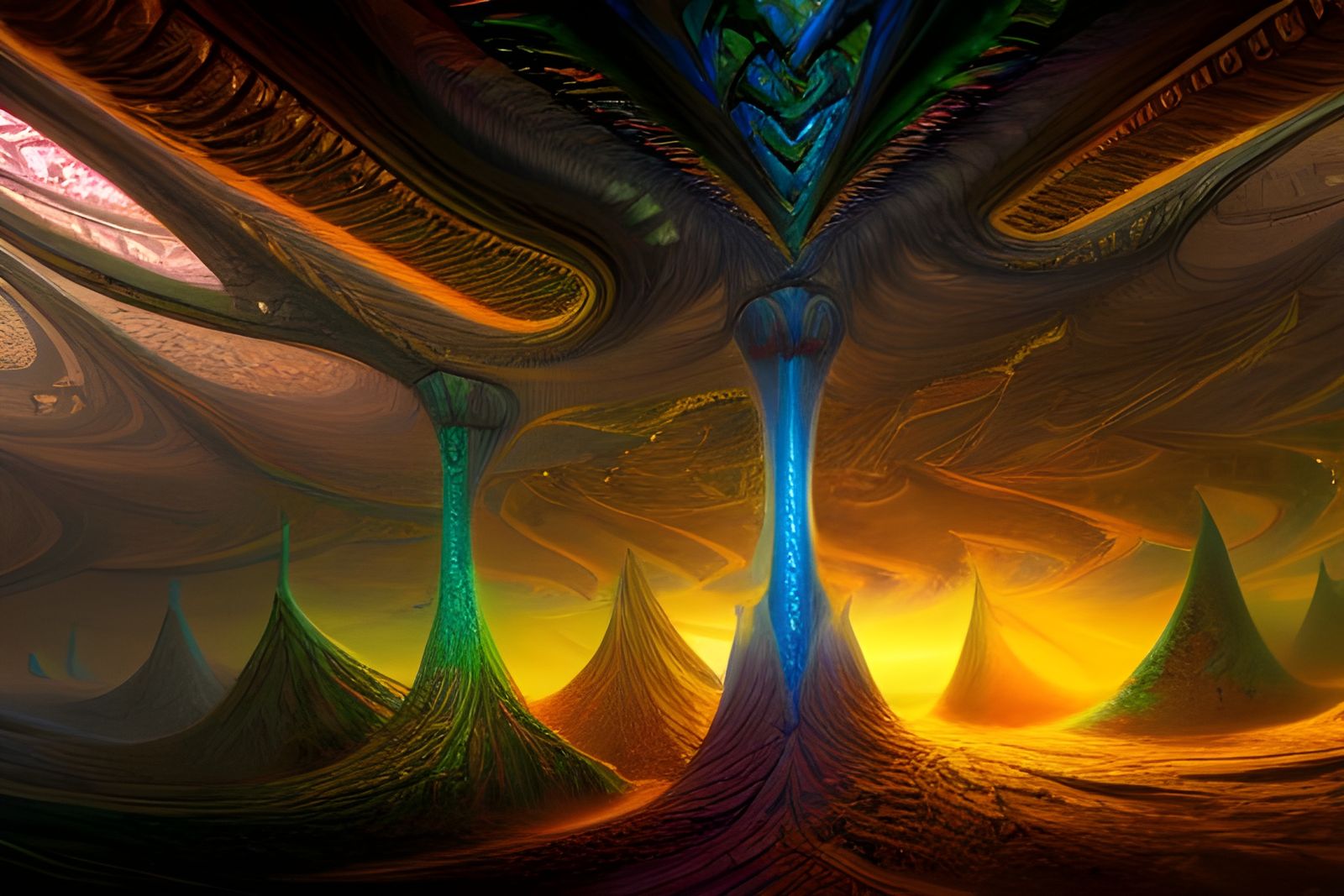 Machine Elf Realm in Fractal Geometry