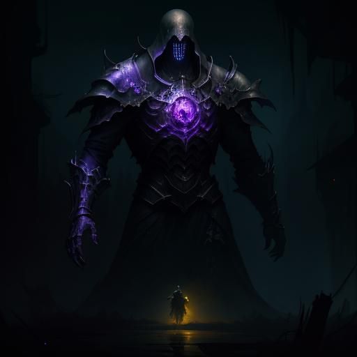 Ghost in Shadows: Dark Fantasy Concept Art