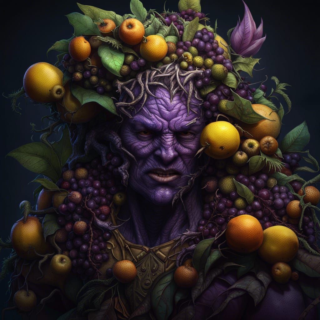 Plant Man: Dark Fantasy Concept Art