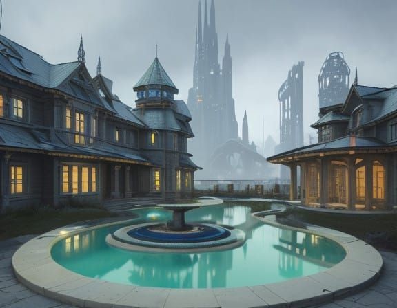 Time Machine Academy in Futuristic, Grainy 240p Aesthetic