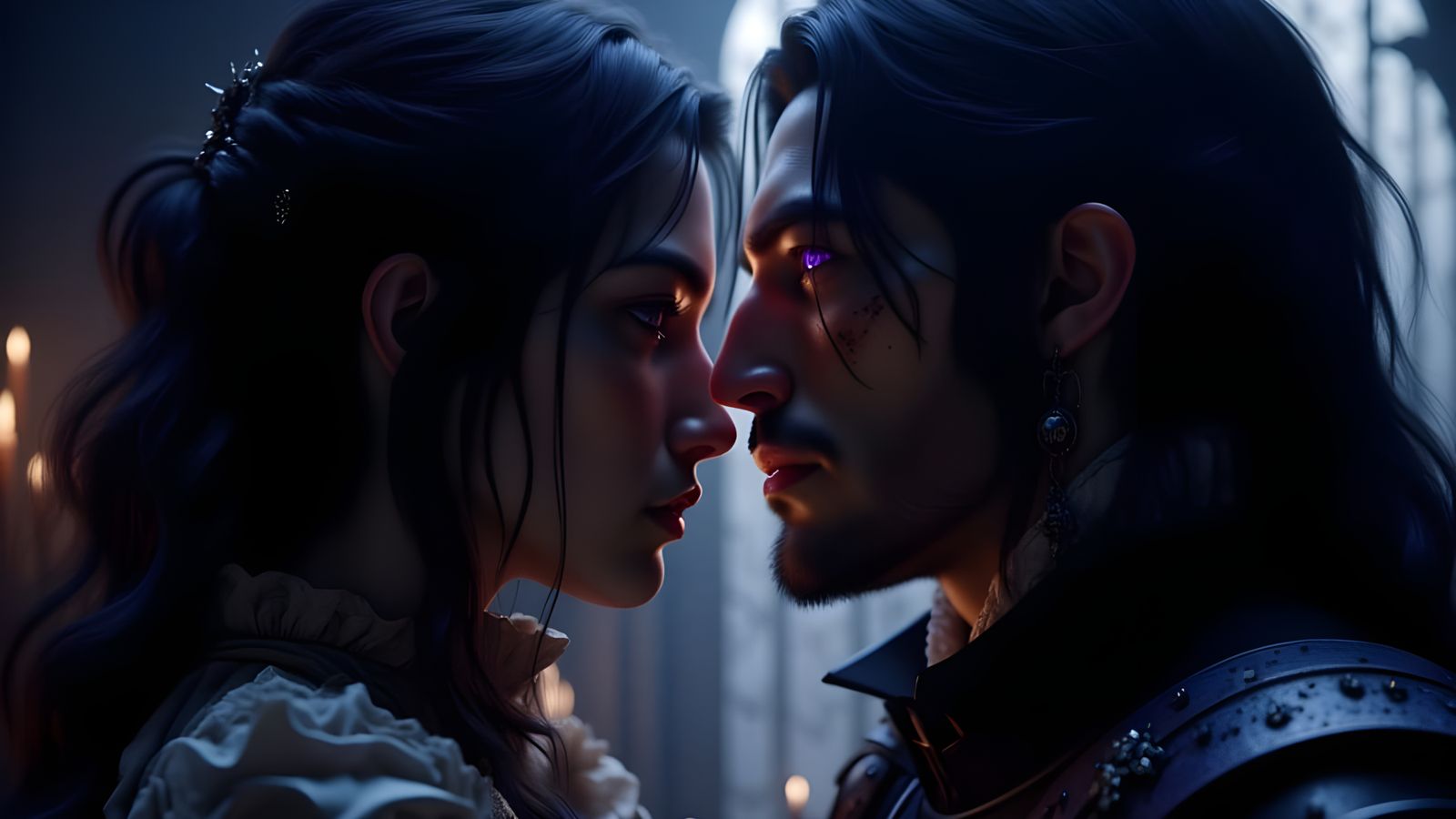 Just one kiss she asked..