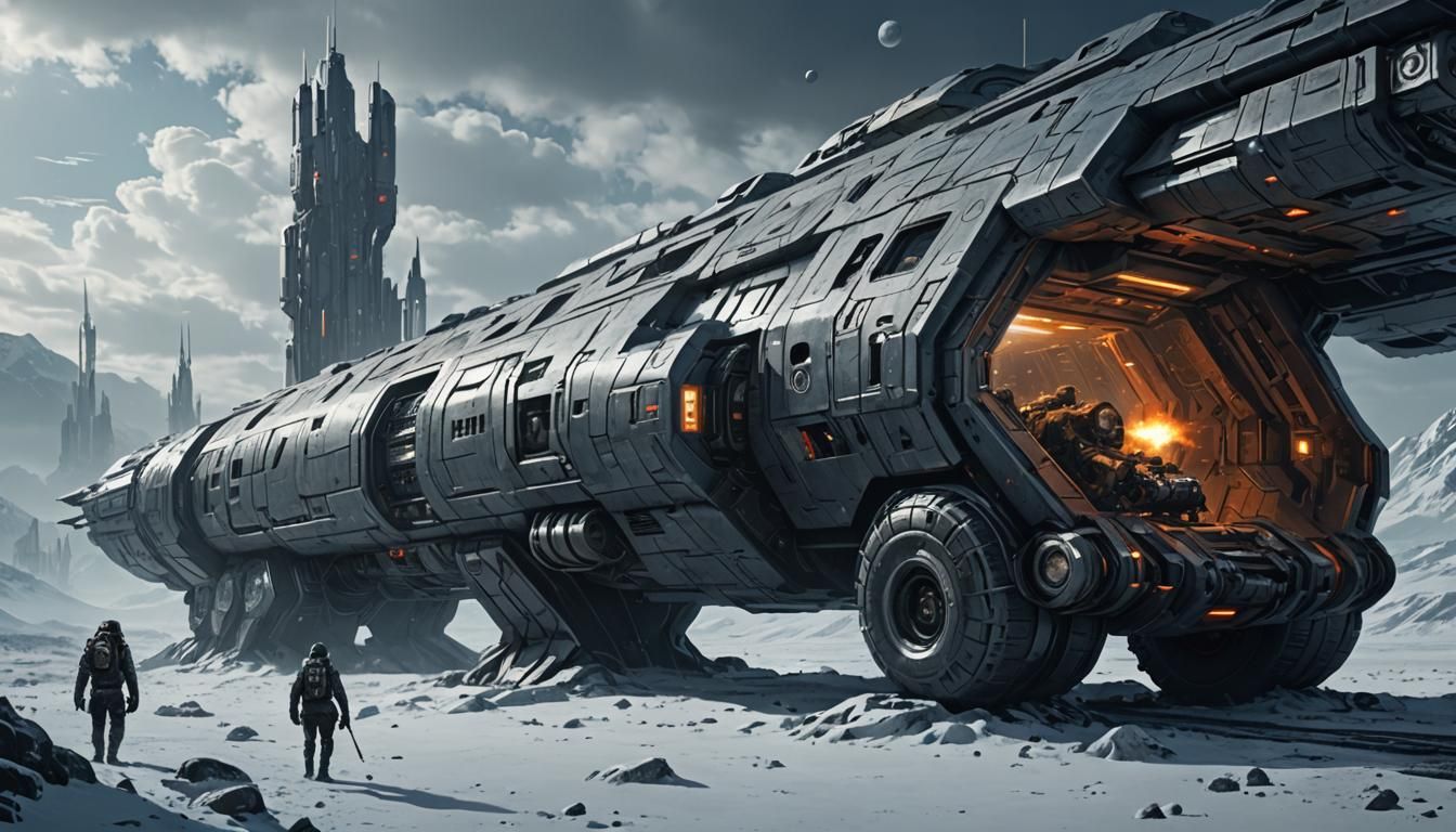 Futuristic Sci-Fi Scene