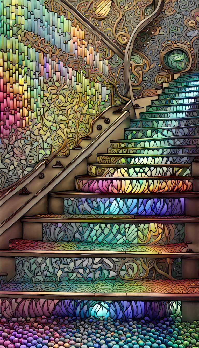 Iridescent Bismuth Ball Bearings in Vibrant, Colorful Harmon...