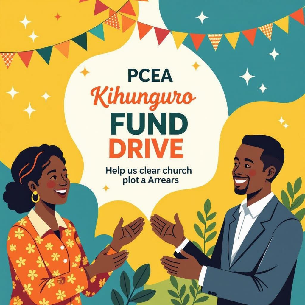 PCEA Kihunguro Church Fund Drive E-Card Design