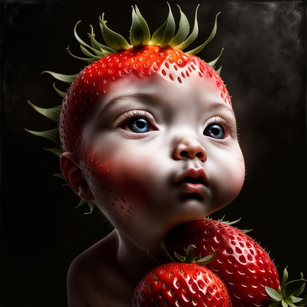 Robotic Cyborg in Volcanic Jungle: Hyperrealistic 3D Art