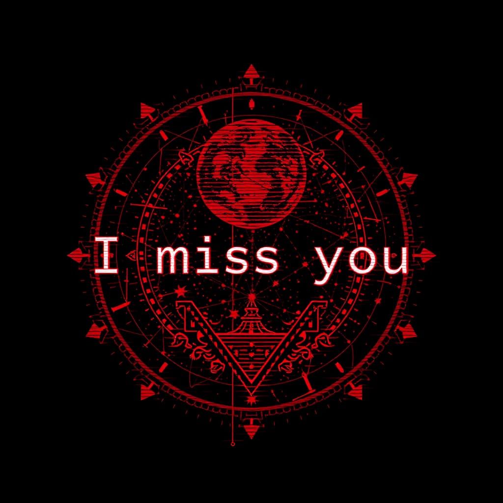 Abstract Maximalist Text Art with Glitch Effects