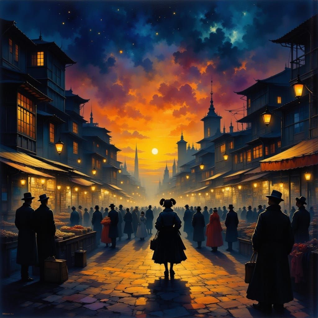 Walking in the  croud!