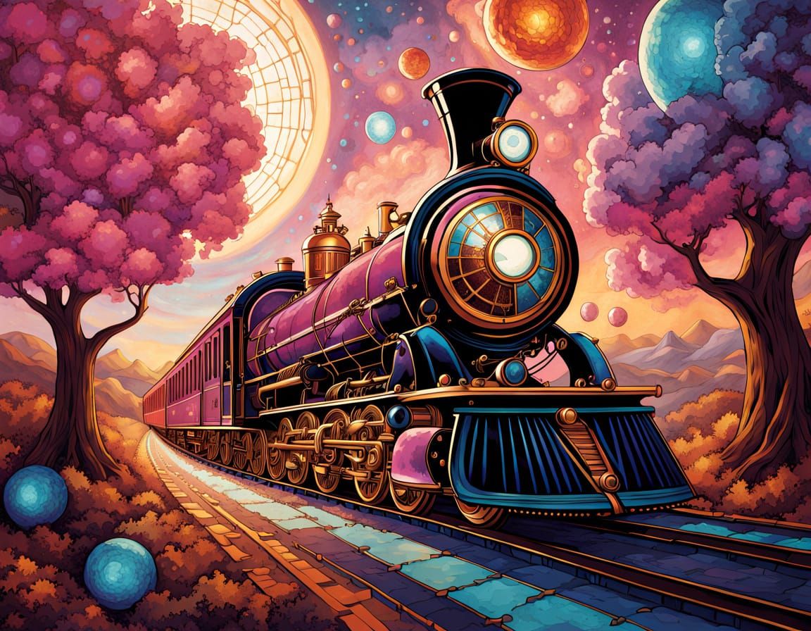 Colorful train