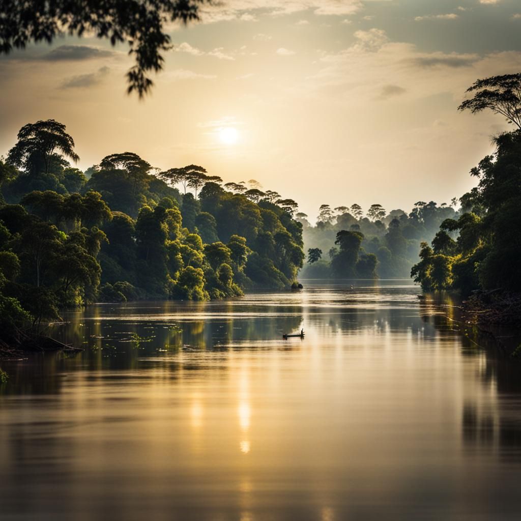 Amazon River in Natural Light: Professional Photography