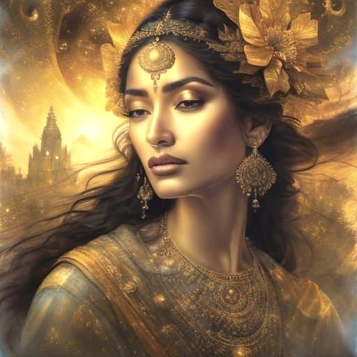 Romani Woman with Headscarf Portrait