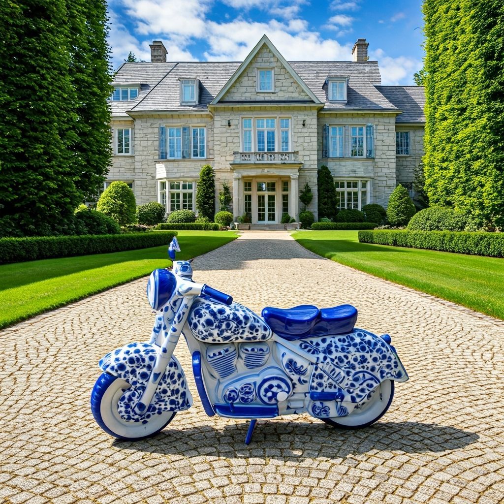 Motorcycle plus Delftware
