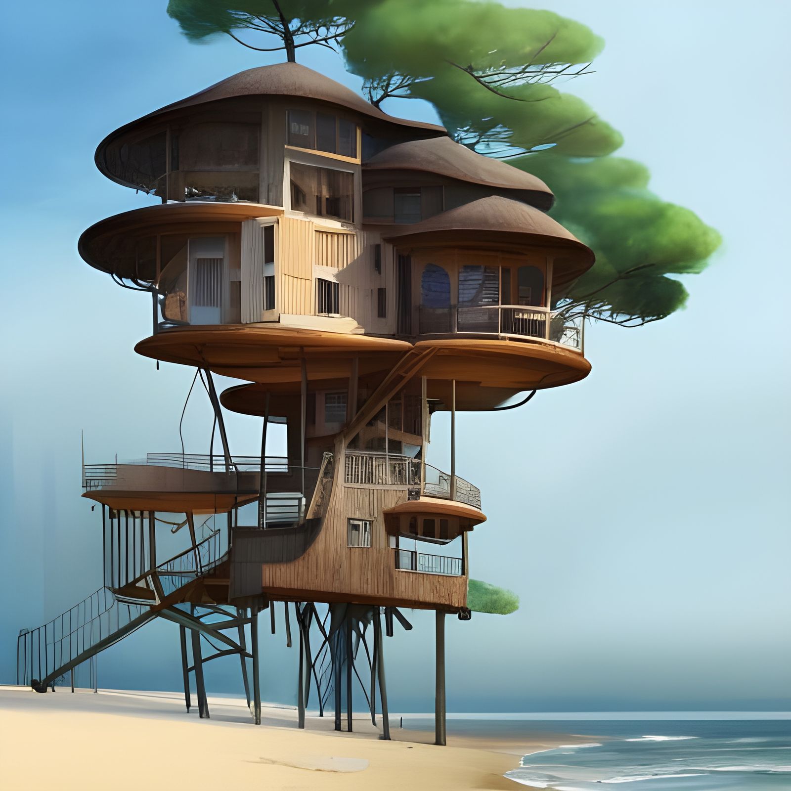 ⛱️🌴 Beach Treehouse 🌴⛱️ #challenge-bait